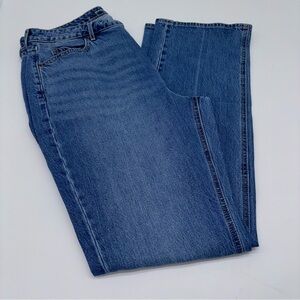 Old Navy Extra High-Rise Baby Boot-Cut Womens Jeans Size 14 Tall